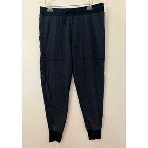 Men's Under Armour Size XL Speckle Terry Joggers Blue